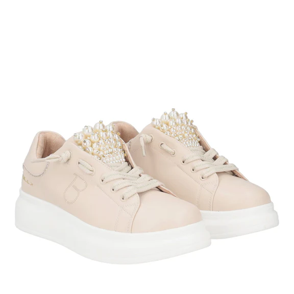 Tosca Blu S005 Sneakers Bellatrix Con Perle Colore Beige
