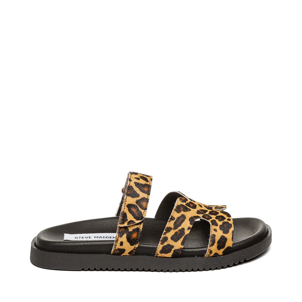 Steve Madden Missile-L Ciabatta In Cavallino Leopard