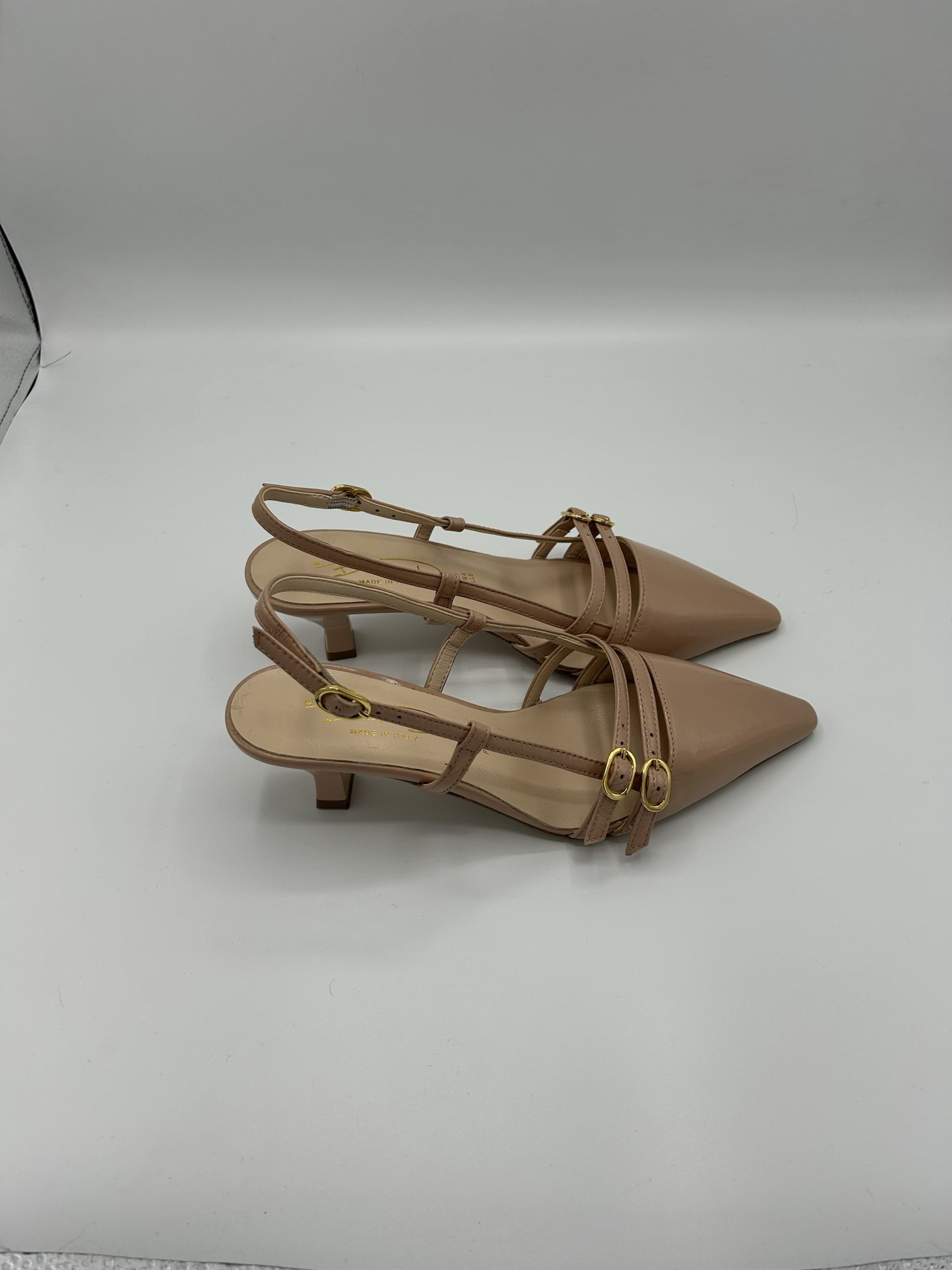 Bianca D Q1633 Slingback Lucida In Pelle